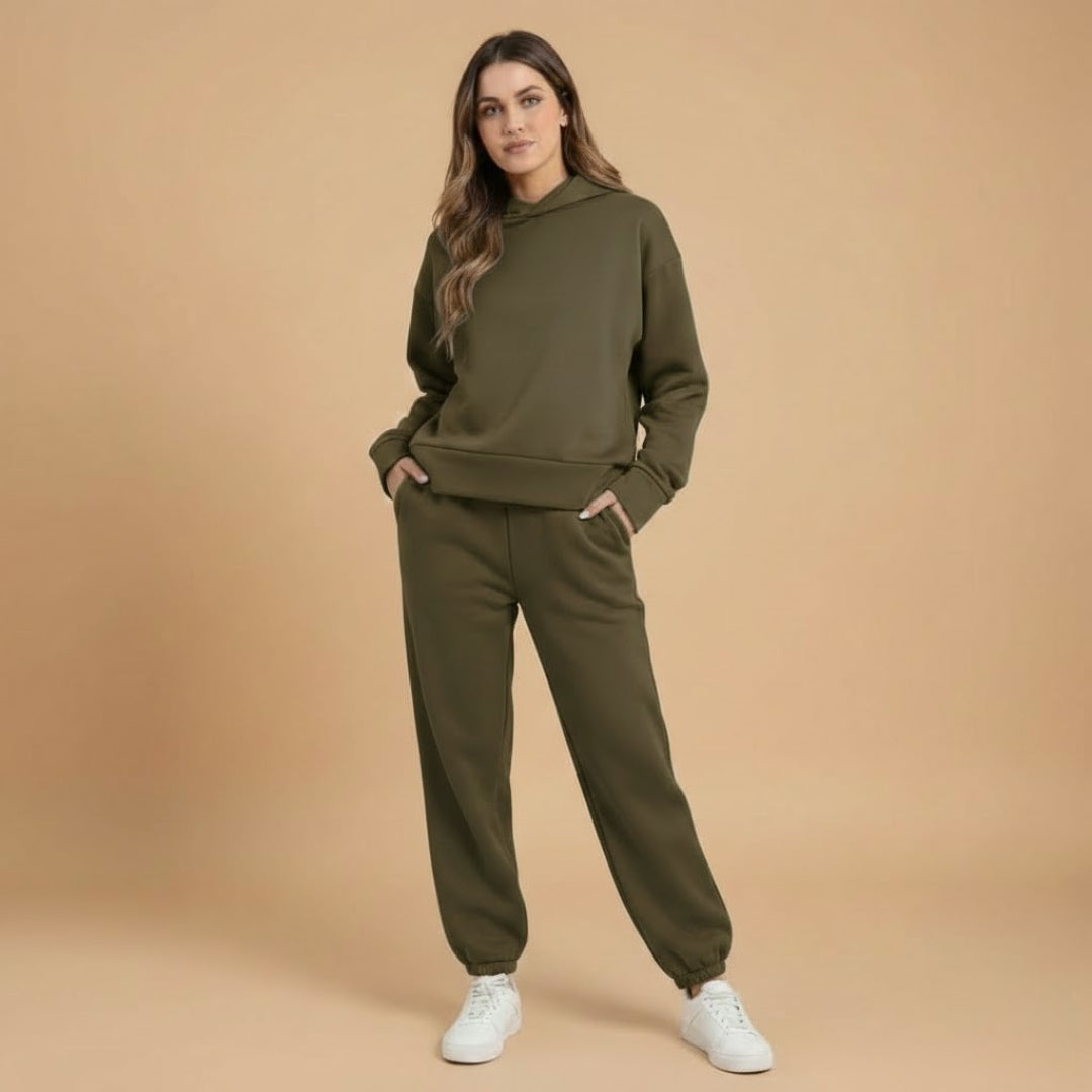 Women’s Two Piece Set with Hoodie and Jogger Trousers