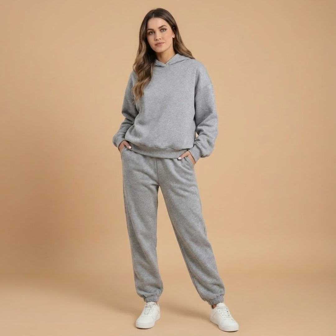 Women’s Two Piece Set with Hoodie and Jogger Trousers