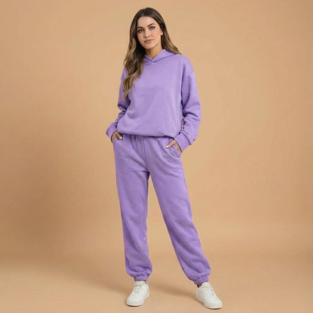Women’s Two Piece Set with Hoodie and Jogger Trousers