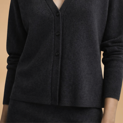 Women’s Two‑Piece Set with Knit Top and Skirt