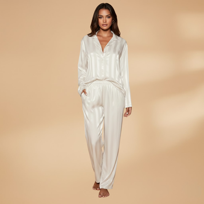 Women’s Pyjama Set with Button Front and Elasticated Waistband