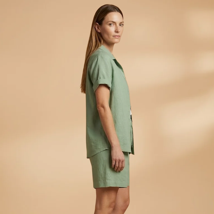 Women’s Summer Set with Short Sleeves and Shorts