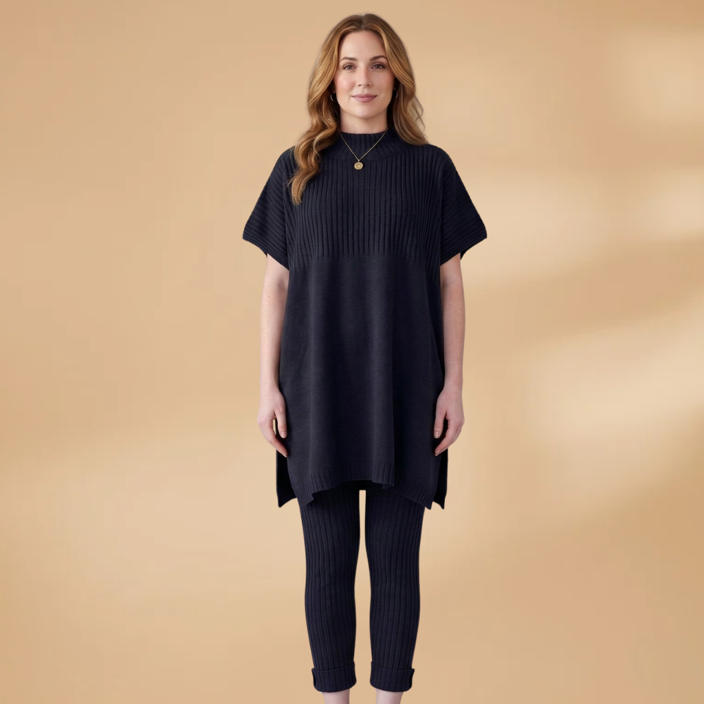 Women’s Two-Piece Set with  Matching Top and Trousers