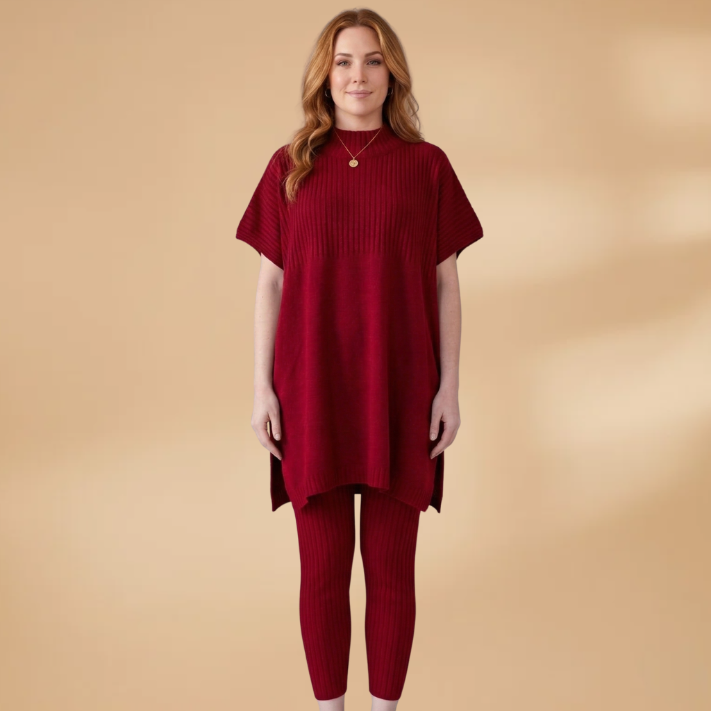 Women’s Two-Piece Set with  Matching Top and Trousers
