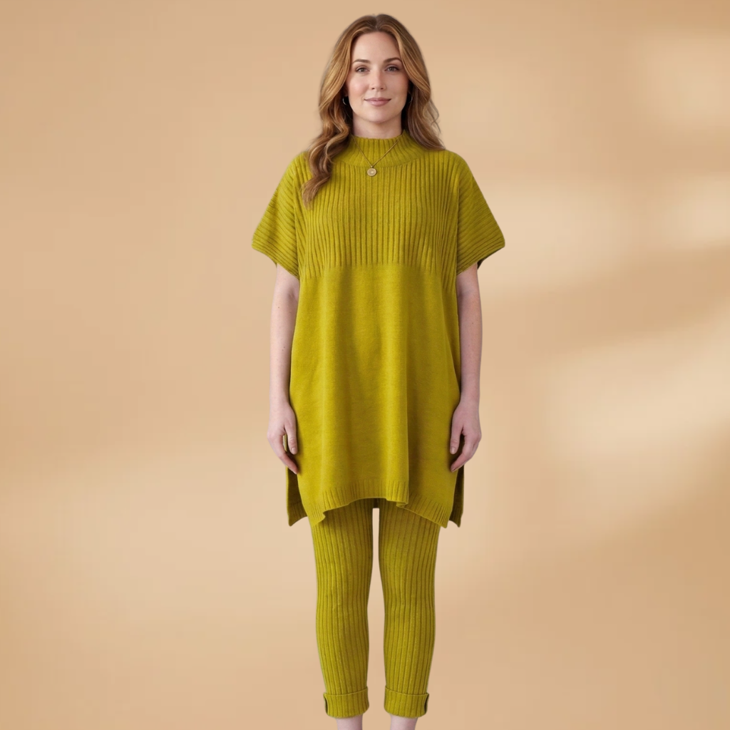 Women’s Two-Piece Set with  Matching Top and Trousers