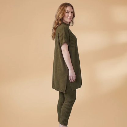 Women’s Two-Piece Set with  Matching Top and Trousers