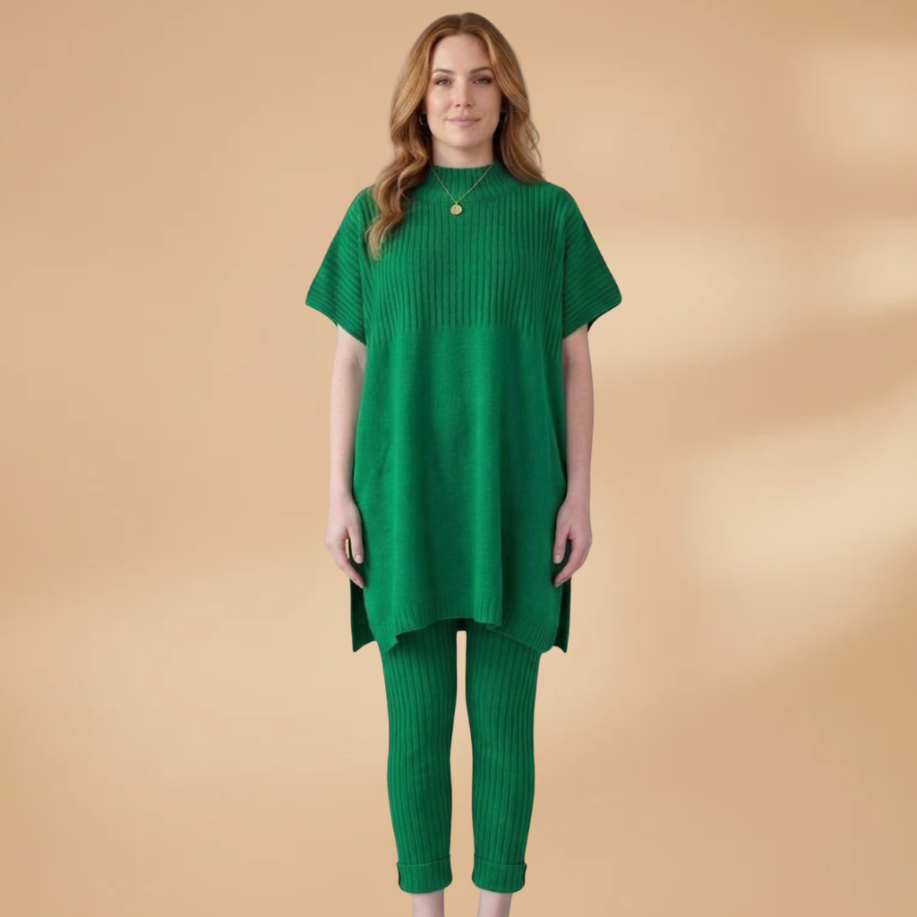 Women’s Two-Piece Set with  Matching Top and Trousers