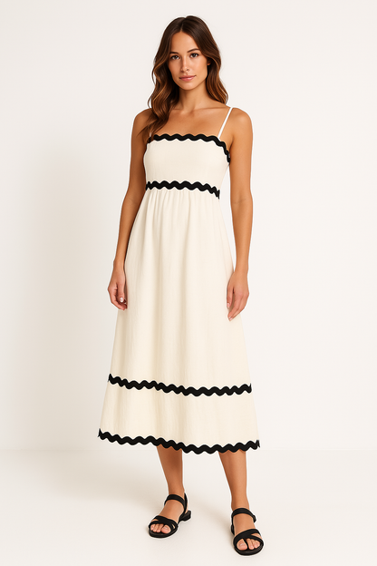 Women’s A Line Maxi Dress Spaghetti Straps