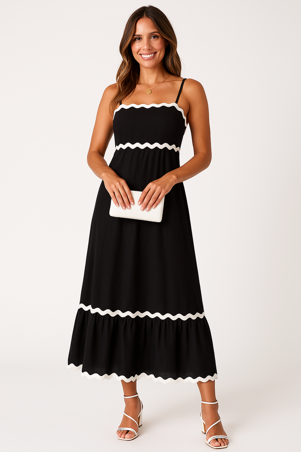 Women’s A Line Maxi Dress Spaghetti Straps