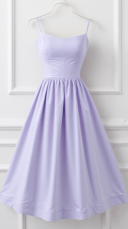 Women’s A Line Midi Dress Ascot Style
