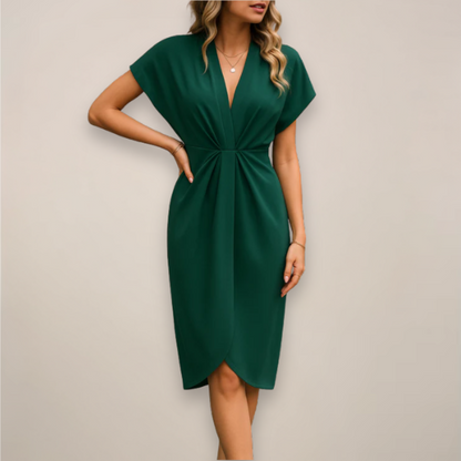 Women’s Midi Wrap Occasion Dress