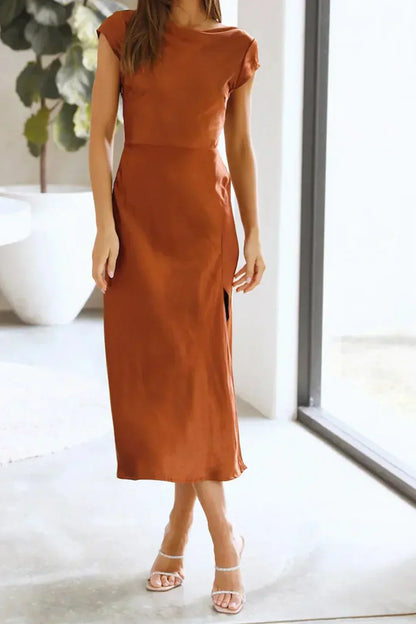 Women’s Slip Midi Length Minimalist Silhouette