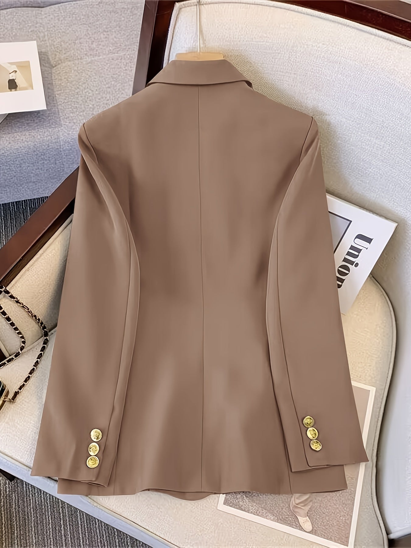Women’s Tailored Double Breasted Blazer Jacket