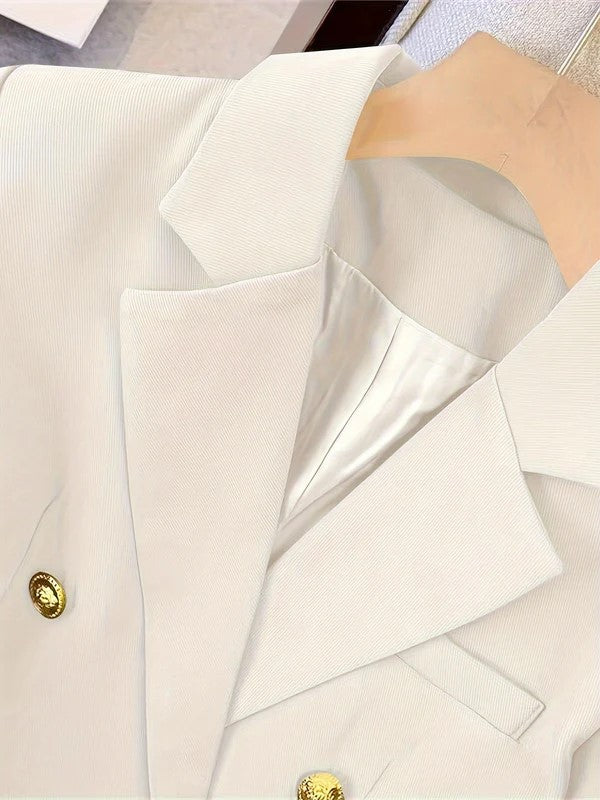Women’s Tailored Double Breasted Blazer Jacket