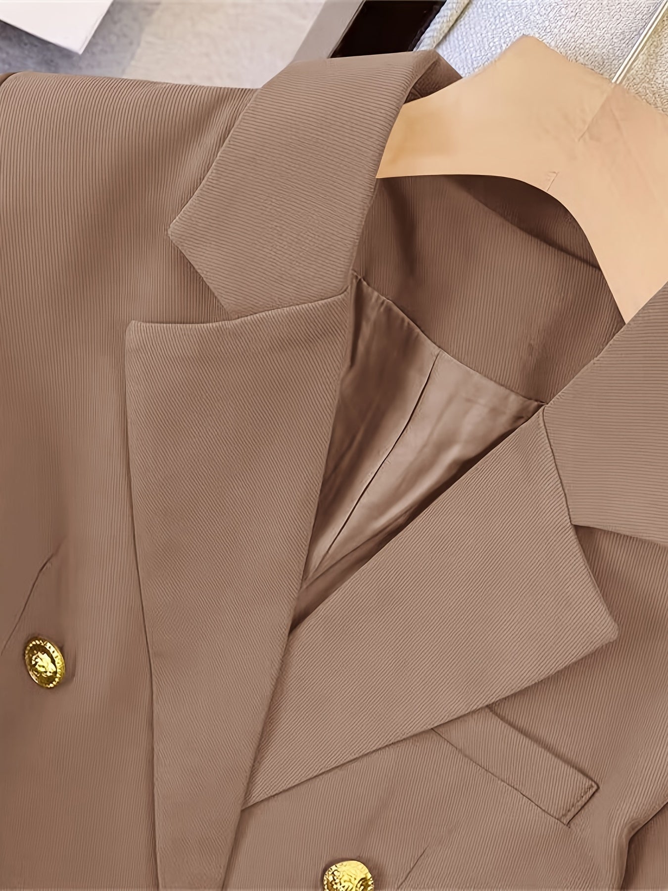 Women’s Tailored Double Breasted Blazer Jacket