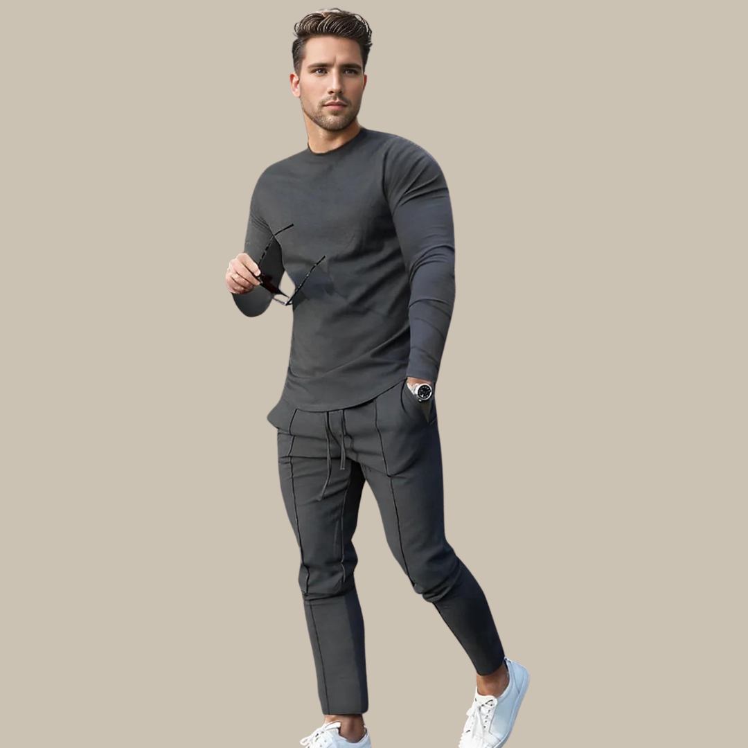 Modern and Trendy Sweatshirt and Trousers Set for Men