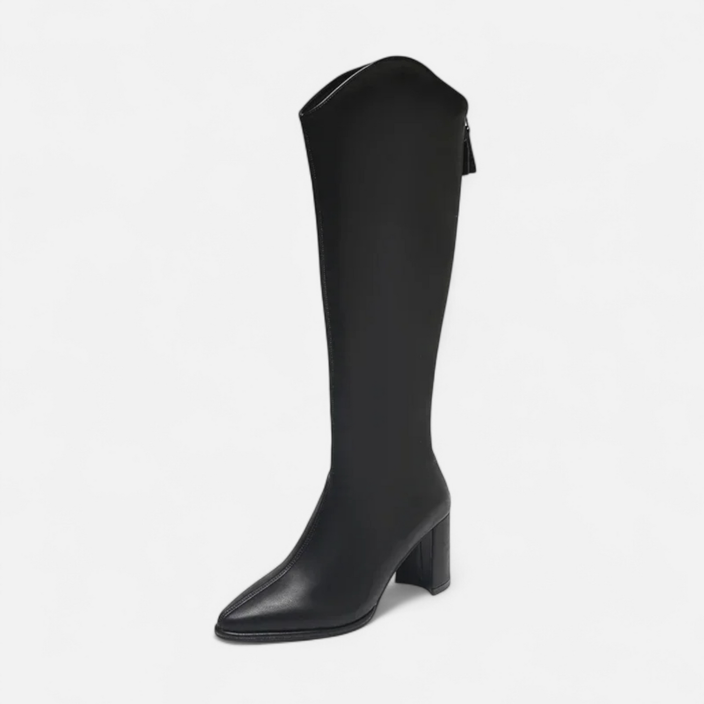 Sylvia | Women’s Knee-High Zip Heeled Boots