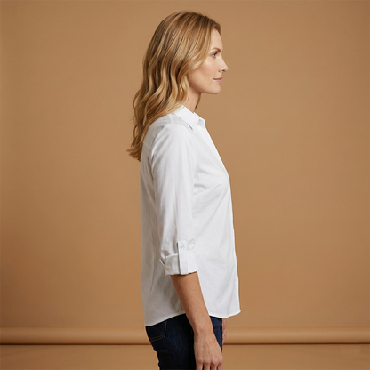 Women's Casual Button-Up Blouse for Women with versatile styling