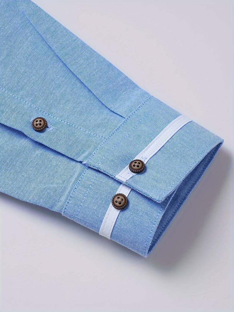 Ronan - Long-Sleeve Collar Shirt for Men