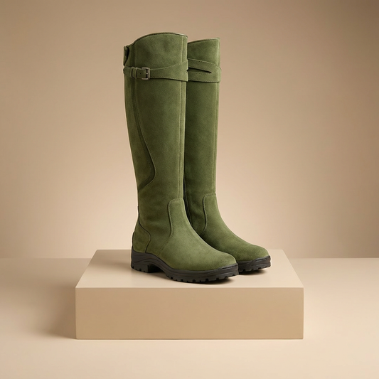 Western Inspired Knee High Boots for Women