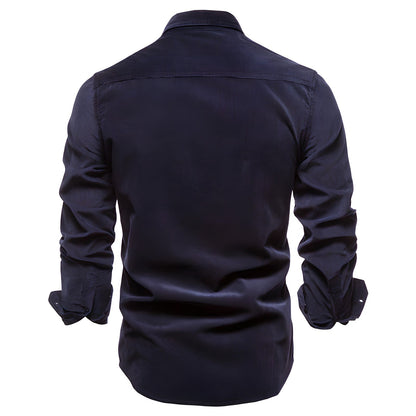 Men's Utility Shirt - Classic Collar with Flap Pockets