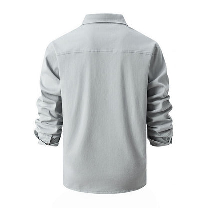 Men's Cargo Shirt - Button-Down with Chest Pockets