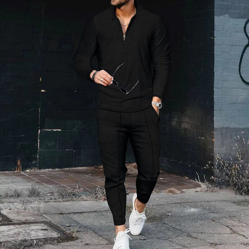 Stylish and Comfortable Men's Two-Piece Outfit | Leo