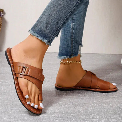 Women's Orthopedic Sandals - Luxury Leather Comfort Support