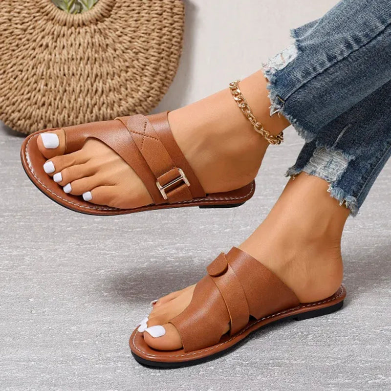 Women's Orthopedic Sandals - Luxury Leather Comfort Support