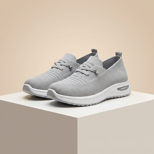 Women’s Slip-On Mesh Sneakers with Rubber Sole